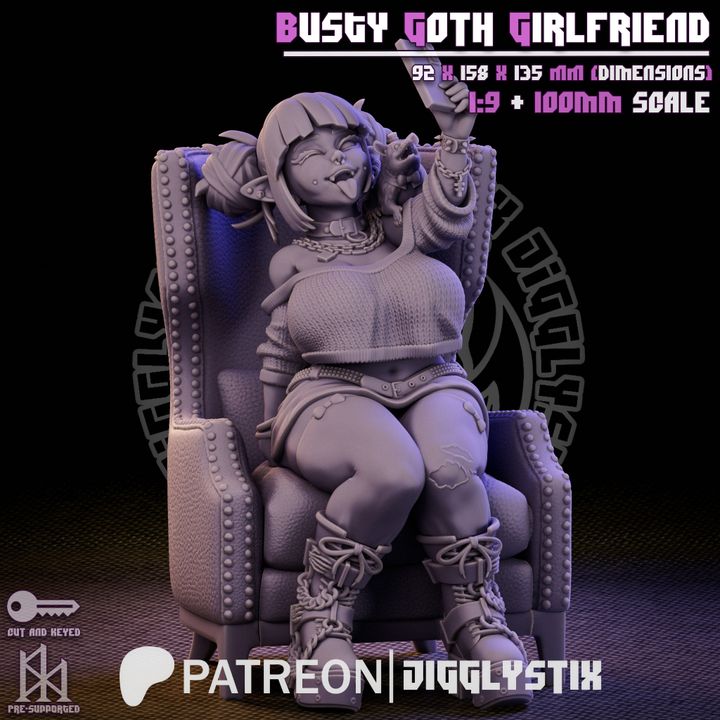 Busty Goth Girlfriend