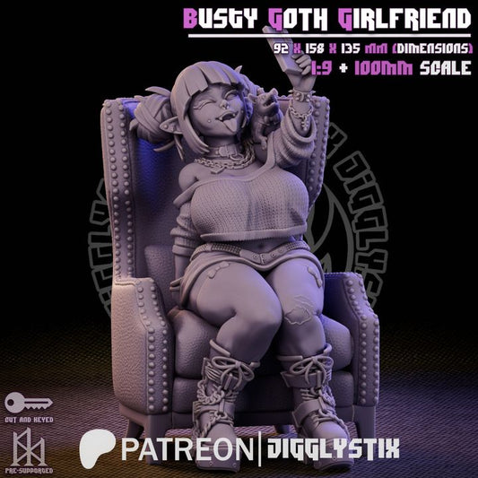 Busty Goth Girlfriend