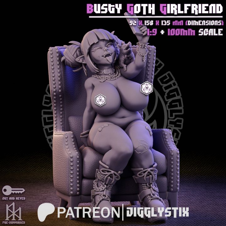 Busty Goth Girlfriend