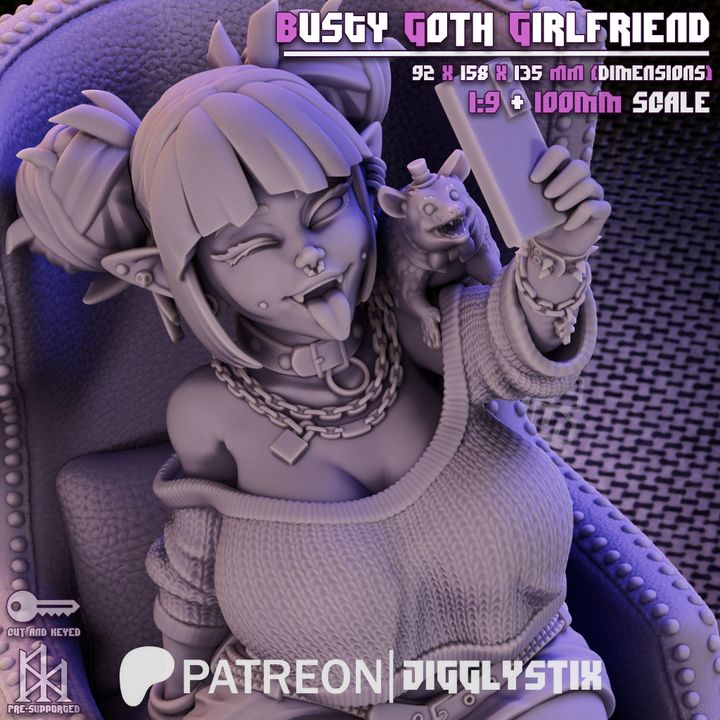 Busty Goth Girlfriend