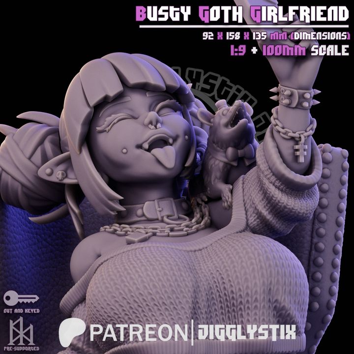 Busty Goth Girlfriend