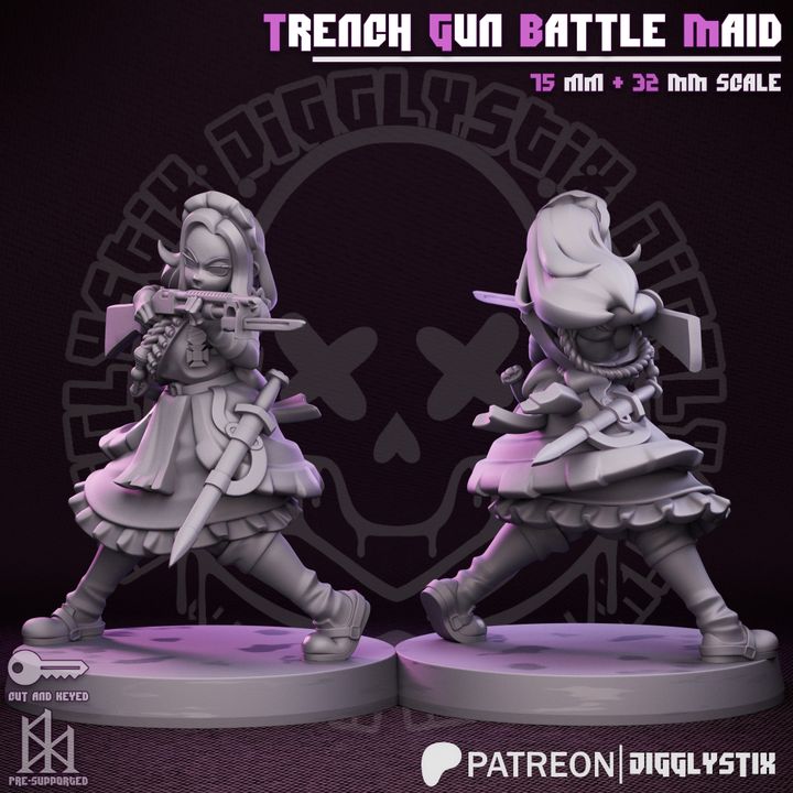 Trench Gun Battle Maid