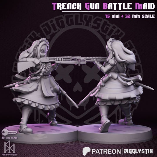 Trench Gun Battle Maid