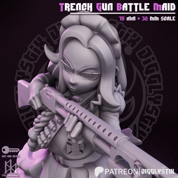 Trench Gun Battle Maid