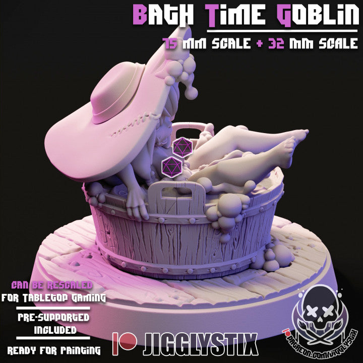 Bath Time Goblin Girl